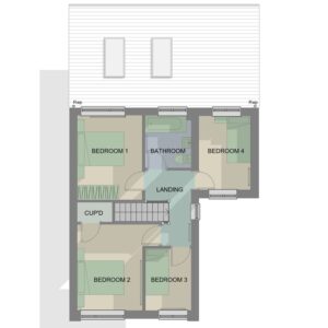 First floor architectural floor plan