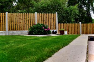 Fresh garden landscaping.