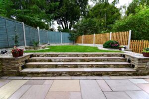 Indian Stone paving and steps