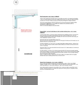 Detailed Building Section Technical Drawing